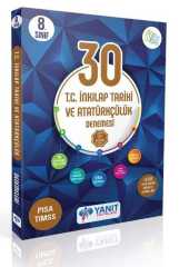 8. Sınıf T.C. İnkılap Tarihi ve Atatürkçülük 30 lu Branş Denemesi Yanıt Yayınları