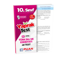 10. Sınıf Türk Dili ve Edebiyatı Yaprak Test Puan Yayınları
