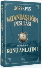 2027 KPSS Vatandaşlık Vatandaşlığın Pusulası Konu Anlatımı CBA Yayınları