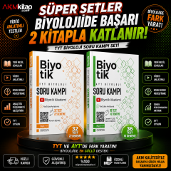 Biyotik Yayınları TYT AYT Biyoloji Soru Kampı Seti 2 Kitap