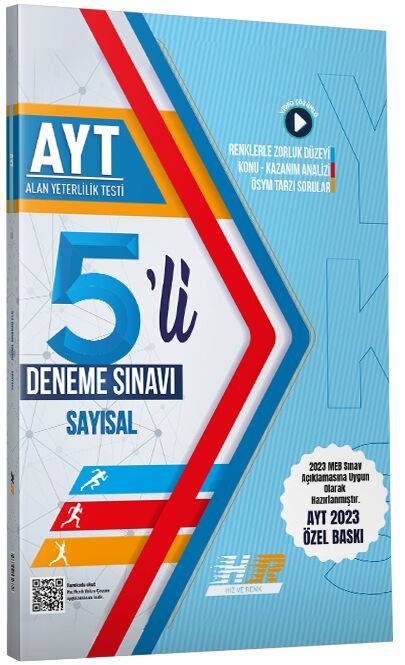 AYT 5 Lİ Sayısal Deneme Özel Baskı Hız ve Renk