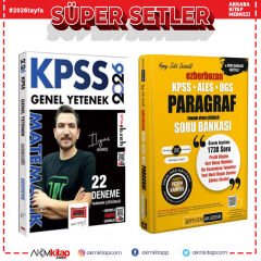 Pegem KPSS ALES DGS Ezberbozan Paragraf Soru Bankası ve Yargı Matematik 22 Deneme Seti 2 Kitap