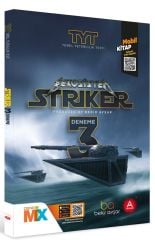 TYT 3 lü Striker Deneme Tamamı Video Çözümlü Mobil Kitap Hediyeli A Yayınları