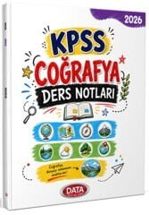 2026 KPSS Coğrafya Ders Notları Data Yayınları