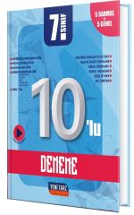 7. Sınıf 10 lu Deneme Yeni Tarz Yayınları