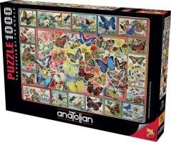 Anatolian Puzzle 1000 Parça Kelebekler