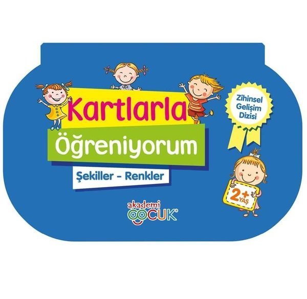 Kartlarla Öğreniyorum - Şekiller Renkler Akademi Çocuk
