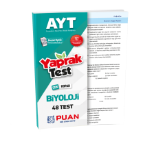 AYT Biyoloji Yaprak Test Puan Yayınları