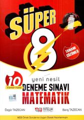 8. Sınıf Matematik Süper Deneme Sınavı Nitelik Yayınları