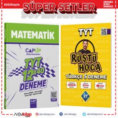KR Akademi Rüştü Hoca TYT Türkçe ve Çap Matematik Deneme Seti 2 Kitap