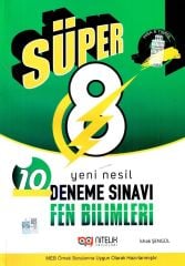 8. Sınıf Fen Bilimleri Süper 10 Deneme Sınavı Nitelik Yayınları