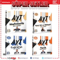 Benim Hocam AYT Matematik Türk Dili Edebiyat Tarih ve Coğrafya Video Destekli Konu Seti 4 Kitap
