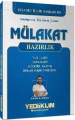 Diyanet İşleri Mülakat Hazırlık Kitabı Yediiklim Yayınları