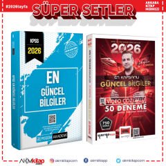 Pegem Akademi 2026 En Güncel Bilgiler Konu ve Yargı Yayınları Güncel Bilgiler Deneme Seti 2 Kitap