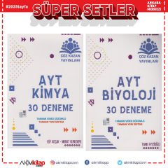 Çöz Kazan AYT Kimya ve Biyoloji Deneme Seti 2 Kitap