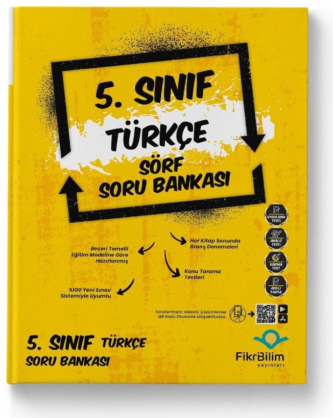 5.SINIF TÜRKÇE SÖRF SORU BANKASI FikriBilim Yayınları