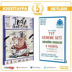 Süper Kitap TYT 7 Kafa Deneme ve Çöz Kazan TYT 5  Deneme Seti 2 Kitap