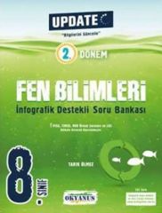 8. Sınıf 2. Dönem Fen Bilimleri Update İnfografik Soru Bankası Okyanus Yayınları