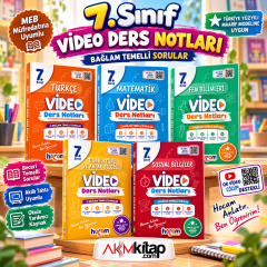 Hocam Anlatır 7. Sınıf Video Ders Notları Seti 5 Kitap