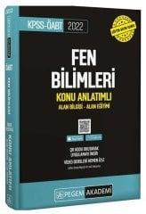 2022 ÖABT Fen Bilgisi Fen ve Teknoloji Konu Anlatımı Modüler Set 4 Kitap Pegem Akademi Yayınları