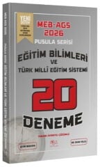 2026 MEB AGS Eğitimin Temelleri Türk Eğitim Sistemi Maarif Modeli 20 Deneme CBA Yayınları