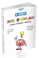 3. Sınıf Akıl Oyunları Bilsem Kanguru Olimpiyat Akıllı Adam Yayınları