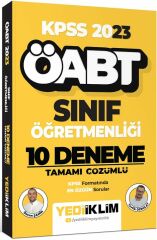 2023 ÖABT Sınıf Öğretmenliği 10 Deneme Tamamı Çözümlü Yediiklim Yayınları