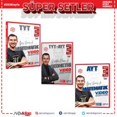 Full Matematik TYT AYT Matematik ve Geometri Video Ders Kitabı Seti 3 Kitap