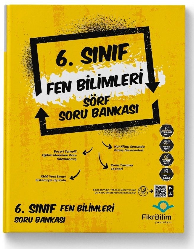 6.SINIF FEN BİLİMLERİ SÖRF SORU BANKASI FikriBilim Yayınları