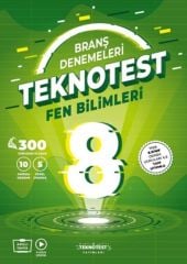 8. Sınıf Fen Bilimleri Branş Denemeleri Teknotest Yayınları