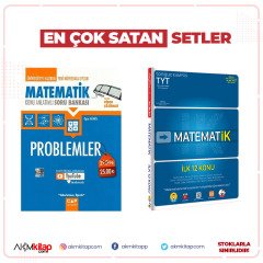 Çap Yayınları Problemler ve Tonguç Akademi TYT Matematik İlk 12 Konu 2 Kitap Set