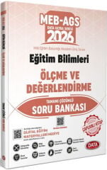 2026 MEB AGS Eğitim Bilimleri Ölçme ve Değerlendirme Çözümlü Soru Bankası Data Yayınları