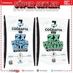 Yayın Denizi TYT Coğrafya Ders Platosu 7 Günde 2X Hızında Bitir ve Ders Platosu AYT Coğrafya 7 Günde 2X Hızında Tekrar Deneme Seti 2 Kitap