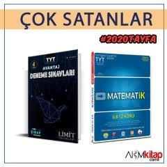 Limit TYT 4 Deneme ve Tonguç Akademi TYT Matematik İlk 12 Konu 2 Kitap Set