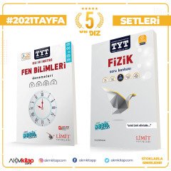 Limit Yayınları TYT Fizik Soru Bankası ve TYT Fen Bilimleri Deneme 2 Kitap Set