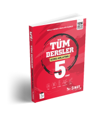 5.Sınıf Tüm Dersler Konu Anlatımlı Sınav Yayınları
