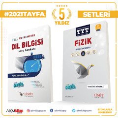Limit Yayınları TYT Dil Bilgisi ve Fizik Soru Bankası 2 Kitap Set