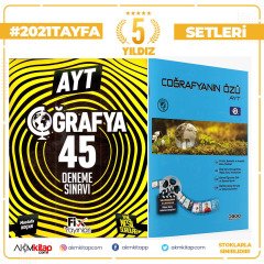 Fix Yayınları AYT Coğrafya Deneme ve Merkez Yayınları Coğrafyanı Özü Seti 2 Kitap