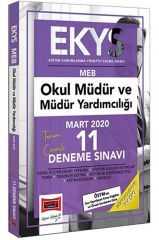 2020 EKYS MEB Okul Müdür ve Müdür Yardımcılığı Tamamı Çözümlü 11 Deneme Sınavı Yargı Yayınları