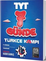 TYT Türkçe 7 Günde Kamp Defteri Benim Hocam