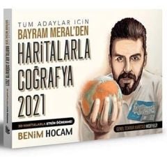 2021 KPSS Tüm Adaylar İçin Haritalarla Coğrafya Benim Hocam Yayınları