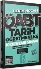 2023 ÖABT Tarih Öğretmenliği Tamamı Çözümlü 10 Deneme Sınavı Benim Hocam