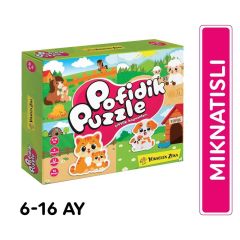 6-16 Ay İlk Pofidik Magnet Puzzle - Çiftlik Hayvanları Yükselen Zeka