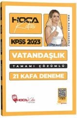 2023 KPSS Vatandaşlık 21 Kafa Deneme Sınavı Hoca Kafası