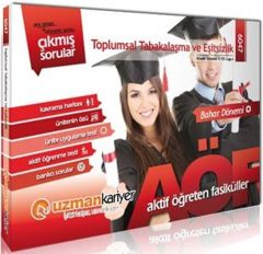 AÖF Toplumsal Tabakalaşma ve Eşitsizlik Uzman Kariyer