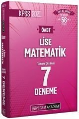 2021 ÖABT Lise Matematik 7 Deneme Çözümlü Pegem