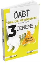 2021 ÖABT Türk Dili ve Edebiyatı Öğretmenliği 3 Deneme İndeks Kitap