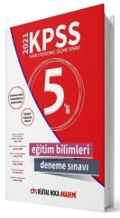 KPSS Eğitim Bilimleri 5 Deneme Çözümlü Dijital Hoca Akademi