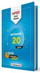 KPSS Matematik 20 Deneme Çözümlü Dijital Hoca Akademi
