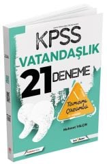 2021 KPSS Vatandaşlık 21 Deneme İndeks Kitap